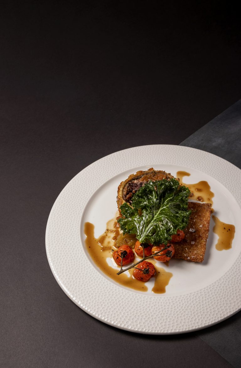 James Segar Black pudding wellington