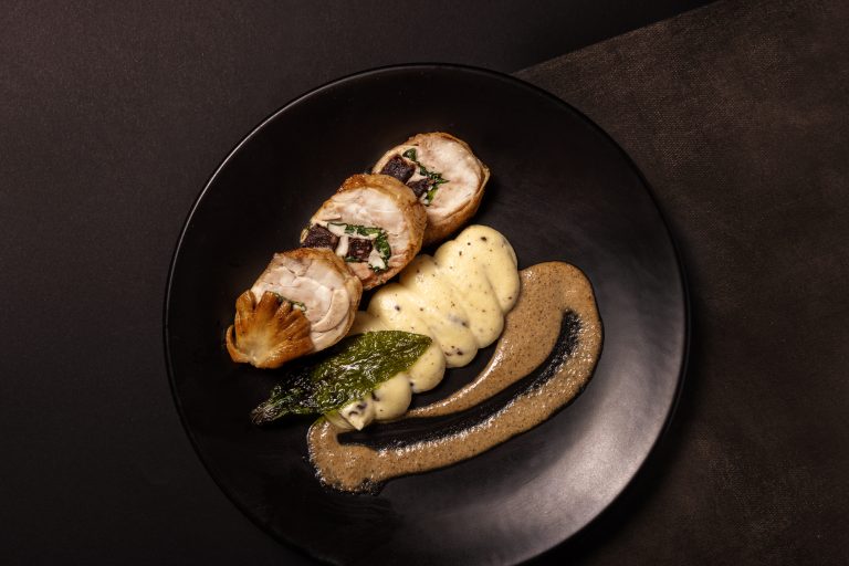 Toby Merry Lawler Black pudding chicken ballotine